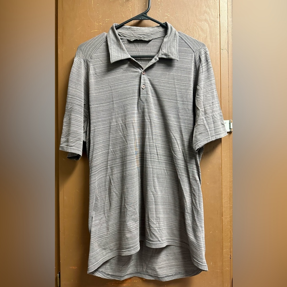 NAU striped polo shirt